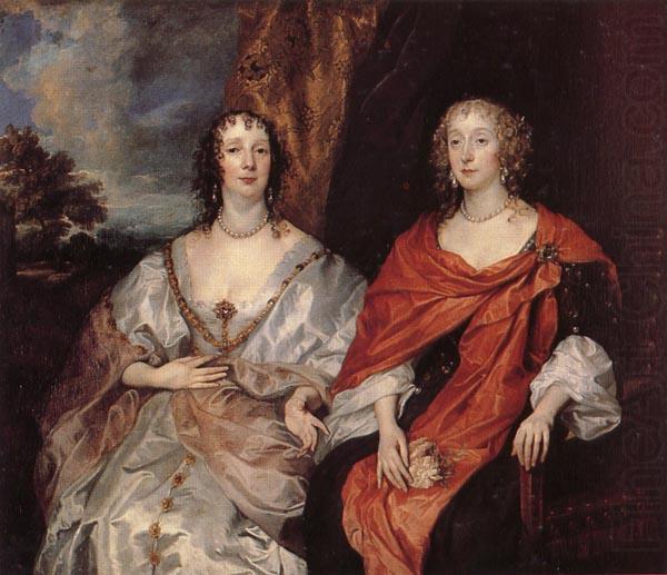 Anthony Van Dyck Anna Dalkeith,Countess of Morton,and Lady Anna Kirk china oil painting image